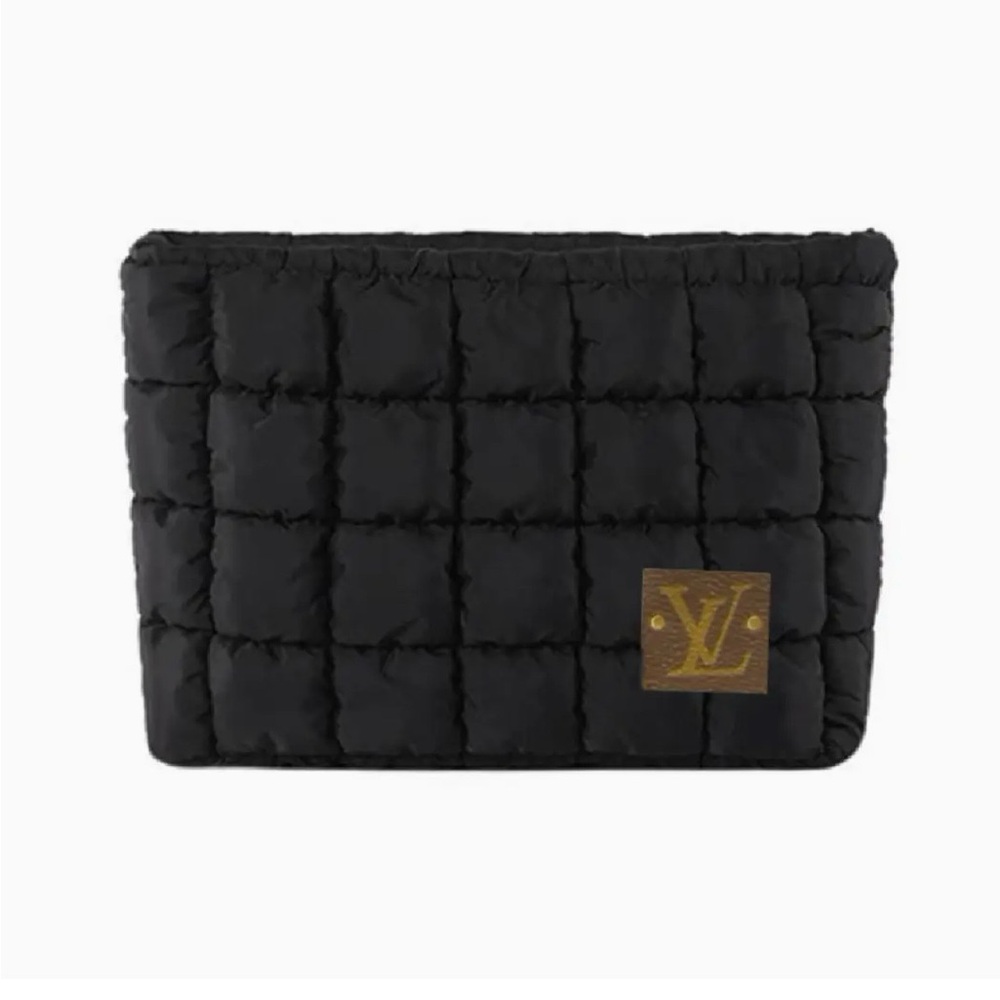Upcycled Puffer Cosmetic Pouch